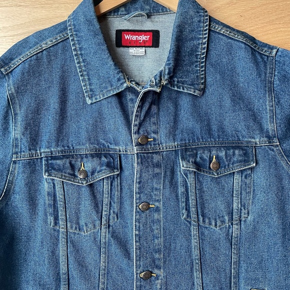 WRANGLER Demim Work Jacket Size XL Tall - Picture 2 of 13